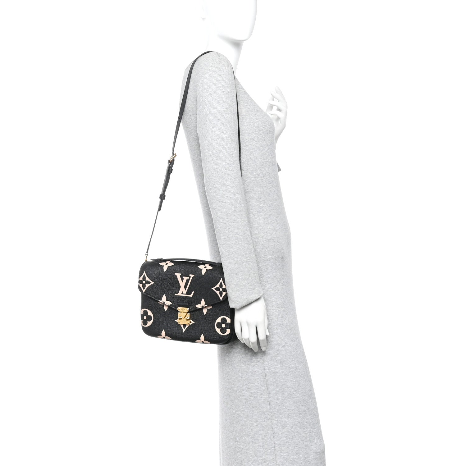 Empreinte Monogram Giant Pochette Metis Black Beige