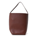 Grained Calfskin Large N/S Park Tote Burnt Wood