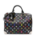 LV X TM Monogram Multicolor Speedy Soft 30 Black