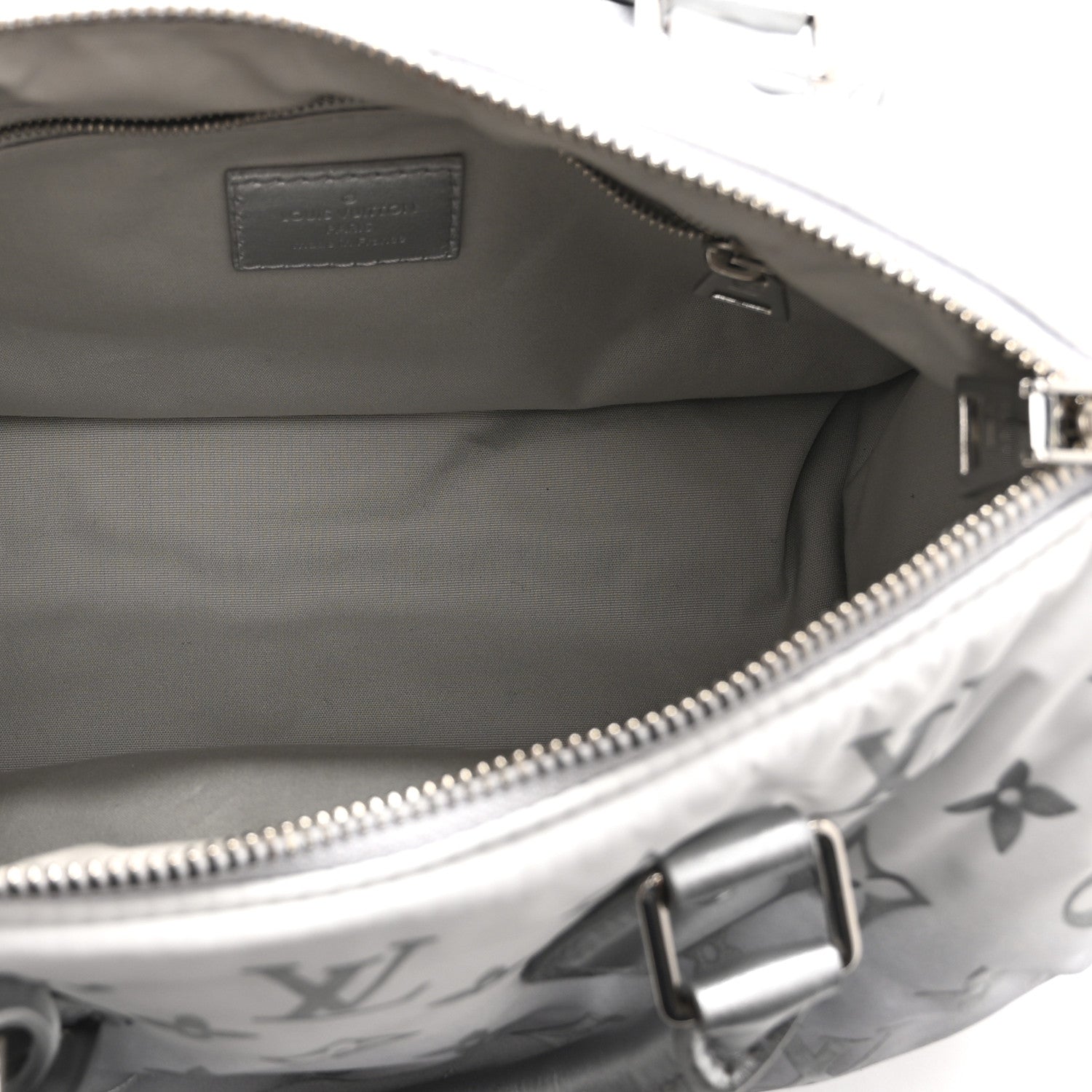 Nylon Monogram Gradient LV Snow Speedy Bandouliere 25 Frost