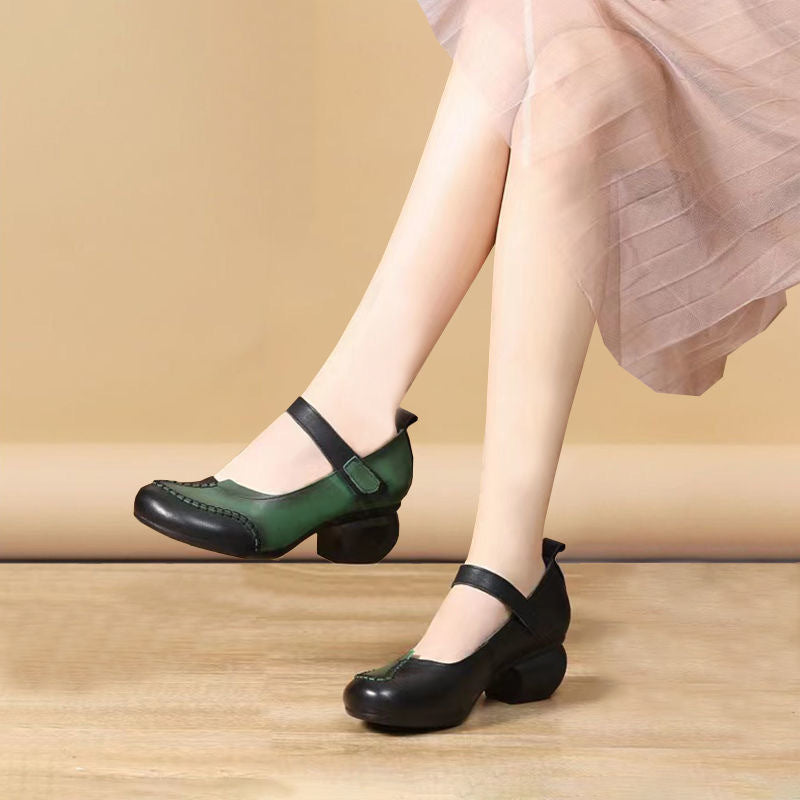 Zapatos de madre con velcro