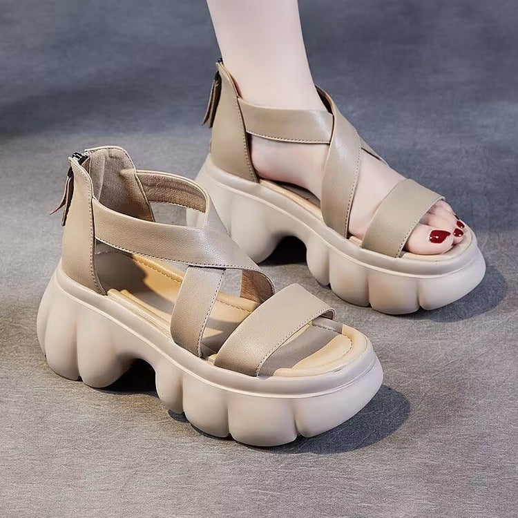 Sandalias romanas con aumento de altura