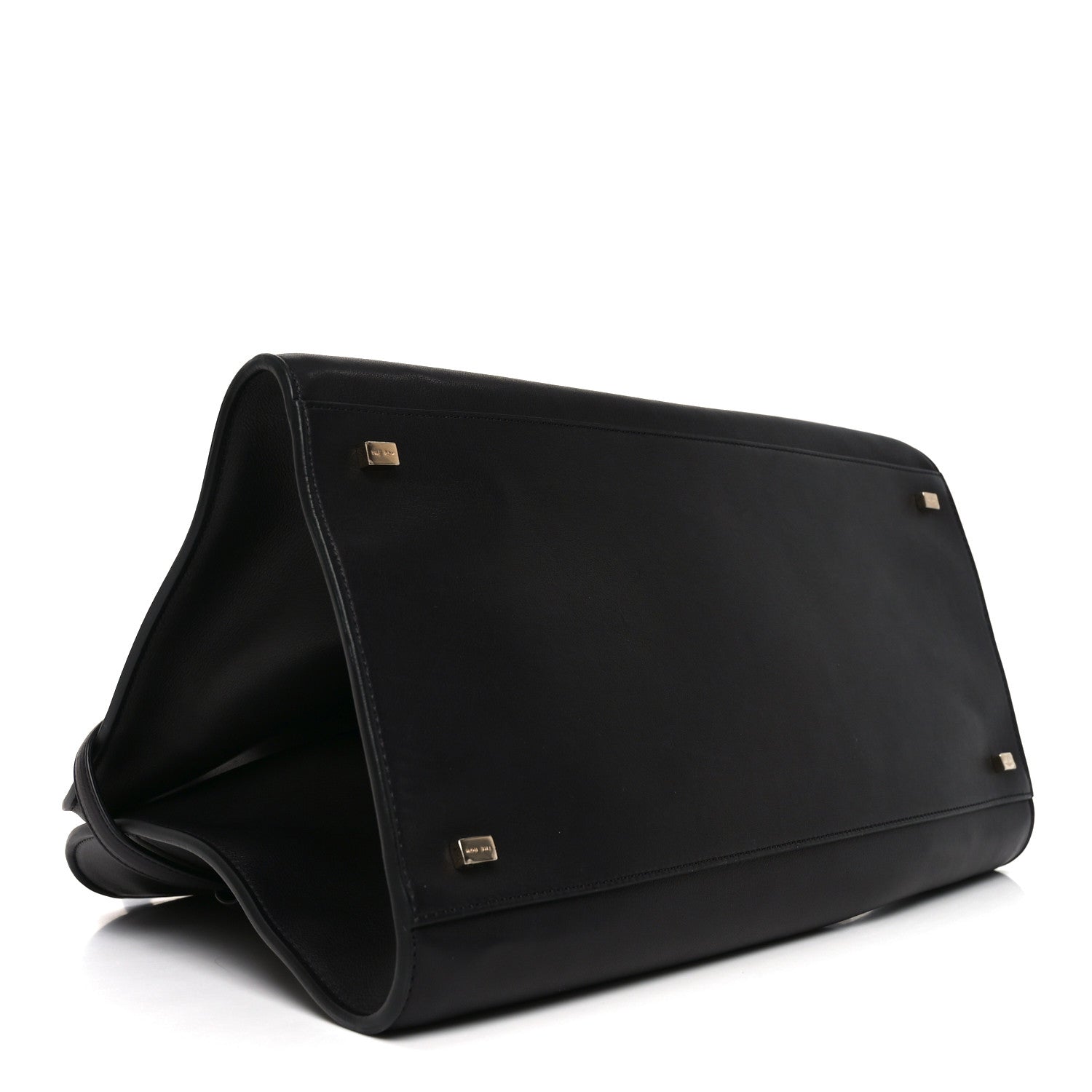 Polished Saddle Calfskin Soft Margaux Belt 15 Black