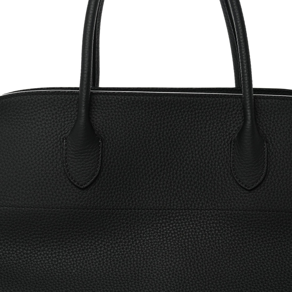 Matte Grained Calfskin EW Margaux Black