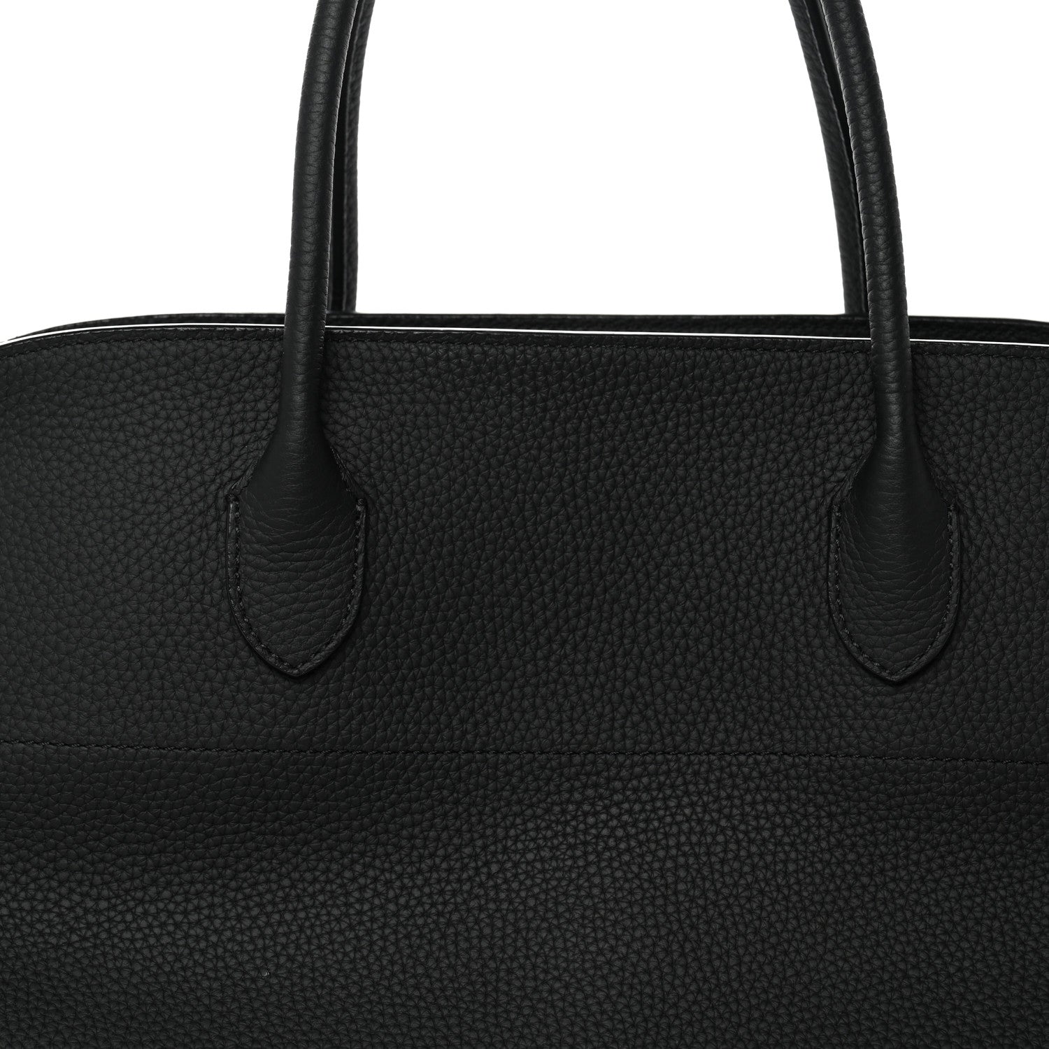 Matte Grained Calfskin EW Margaux Black