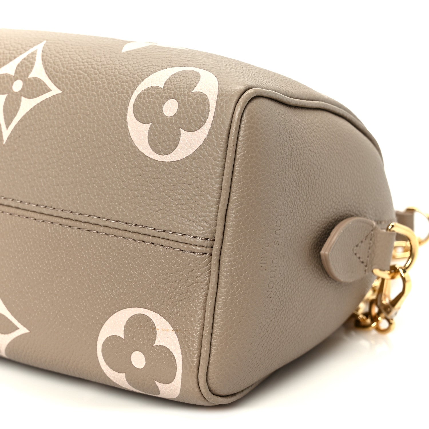 Empreinte Monogram Giant Speedy Bandouliere 20 Creme Beige
