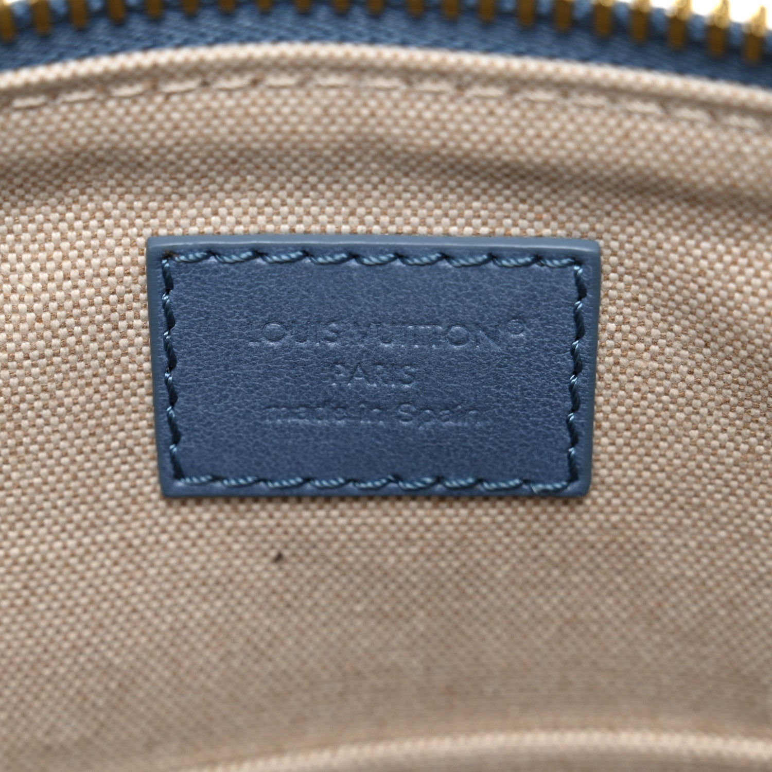 Damier Denim 3D Speedy Bandouliere 30 Denim Blue