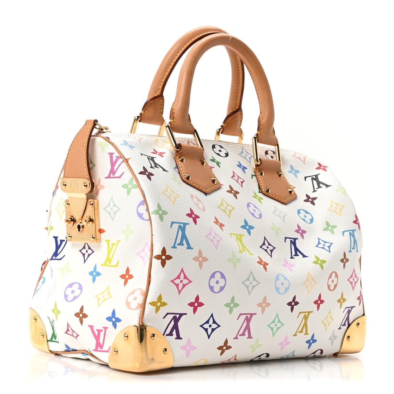 Monogram Multicolor Speedy 30 White