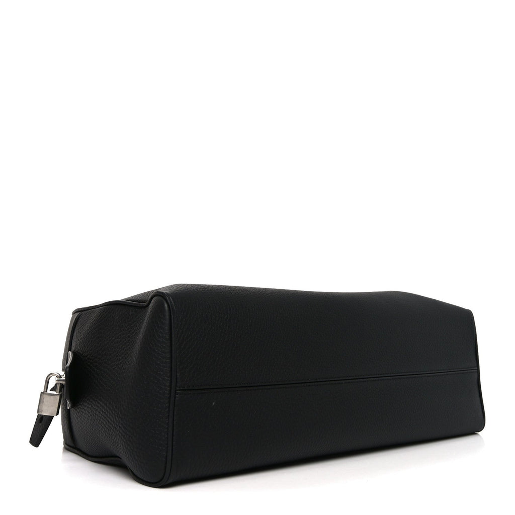 Matte Grained Calfskin India 15.75 Black