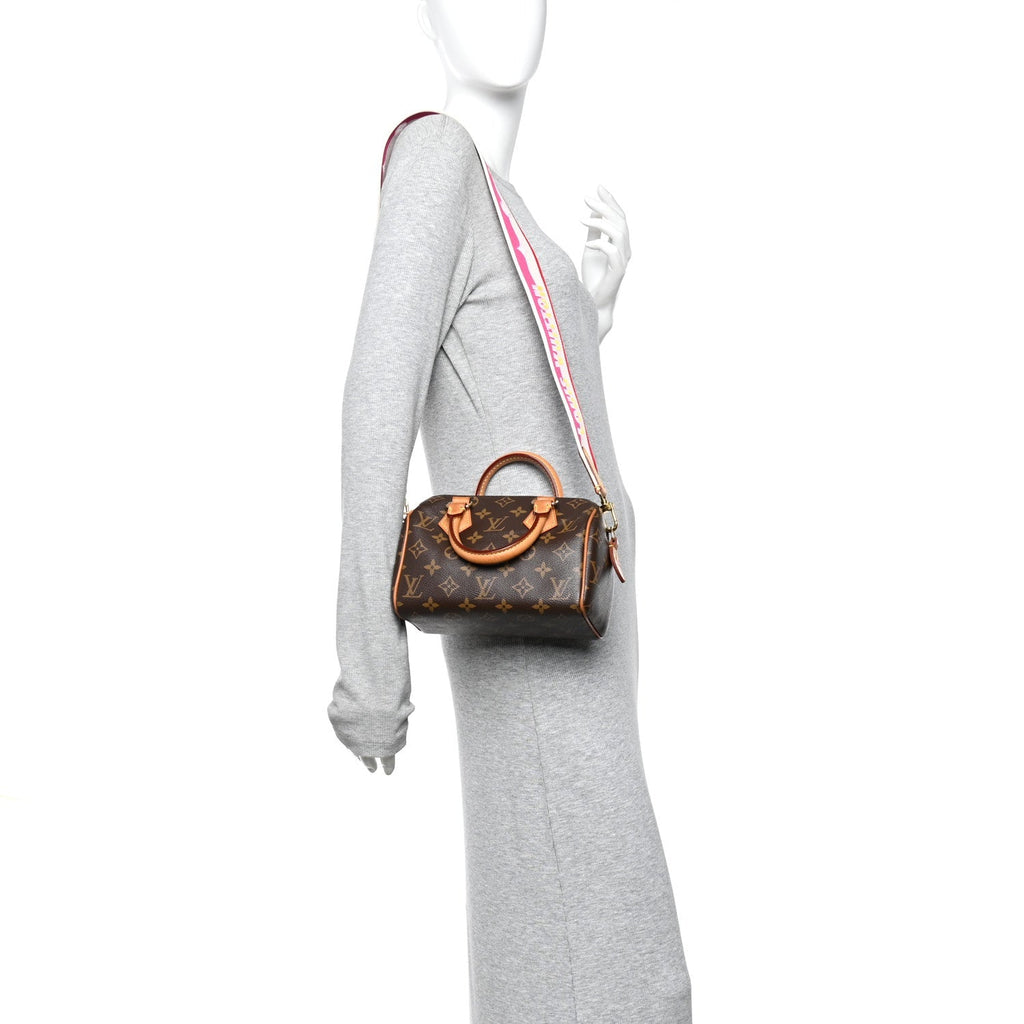 Monogram Speedy Bandouliere 20 Fuchsia