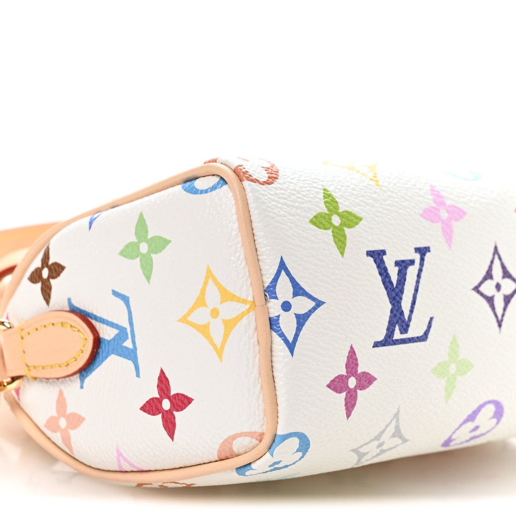 LV X TM Monogram Multicolor Nano Speedy White
