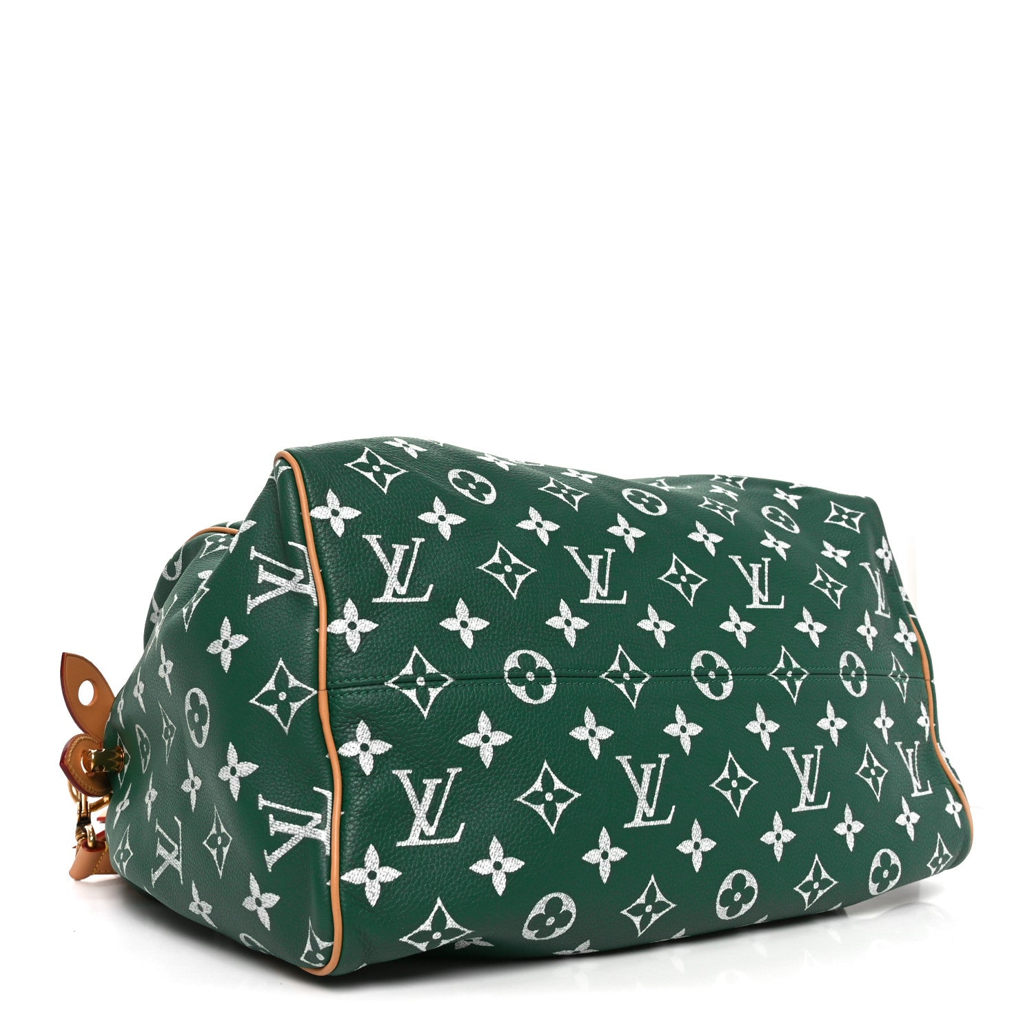 Calfskin Monogram Speedy P9 Bandouliere 40 Green