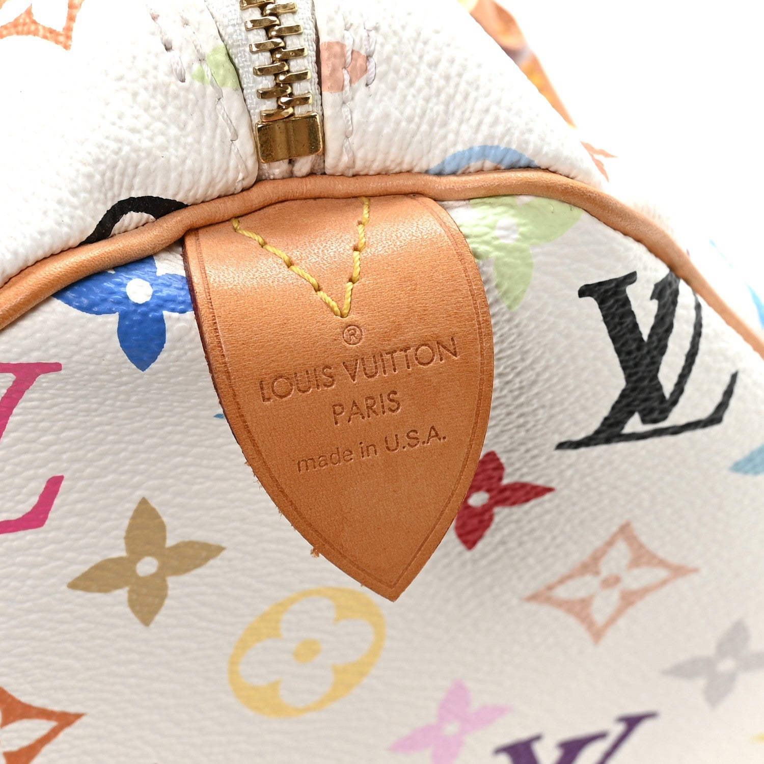 Monogram Multicolor Speedy 30 White