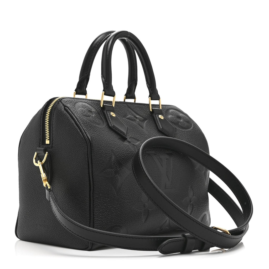 Empreinte Monogram Giant Speedy Bandouliere 25 Black