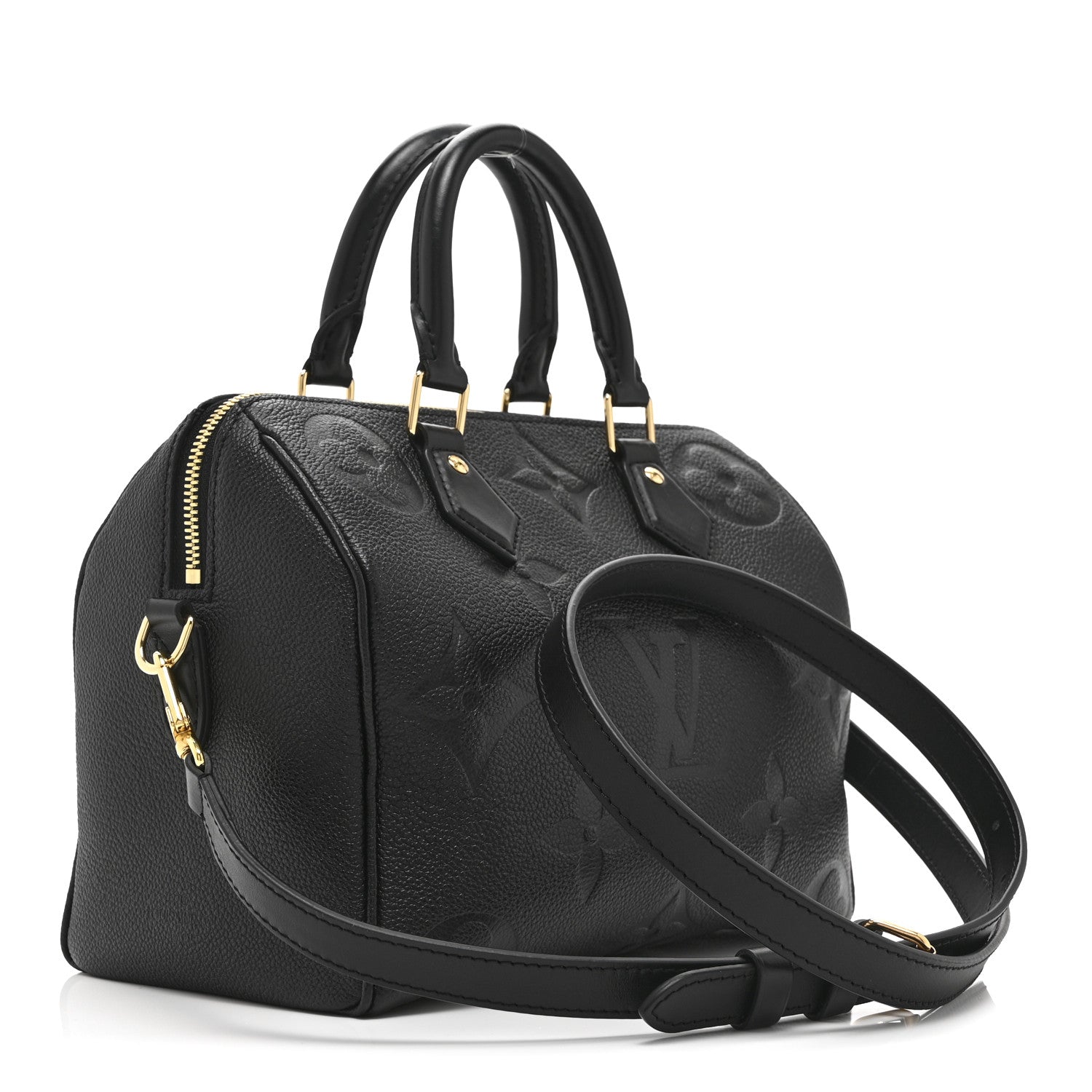 Empreinte Monogram Giant Speedy Bandouliere 25 Black