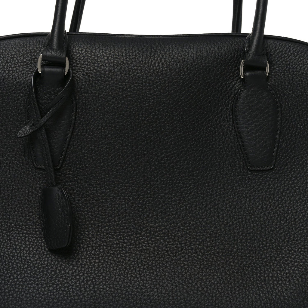 Matte Grained Calfskin India 15.75 Black