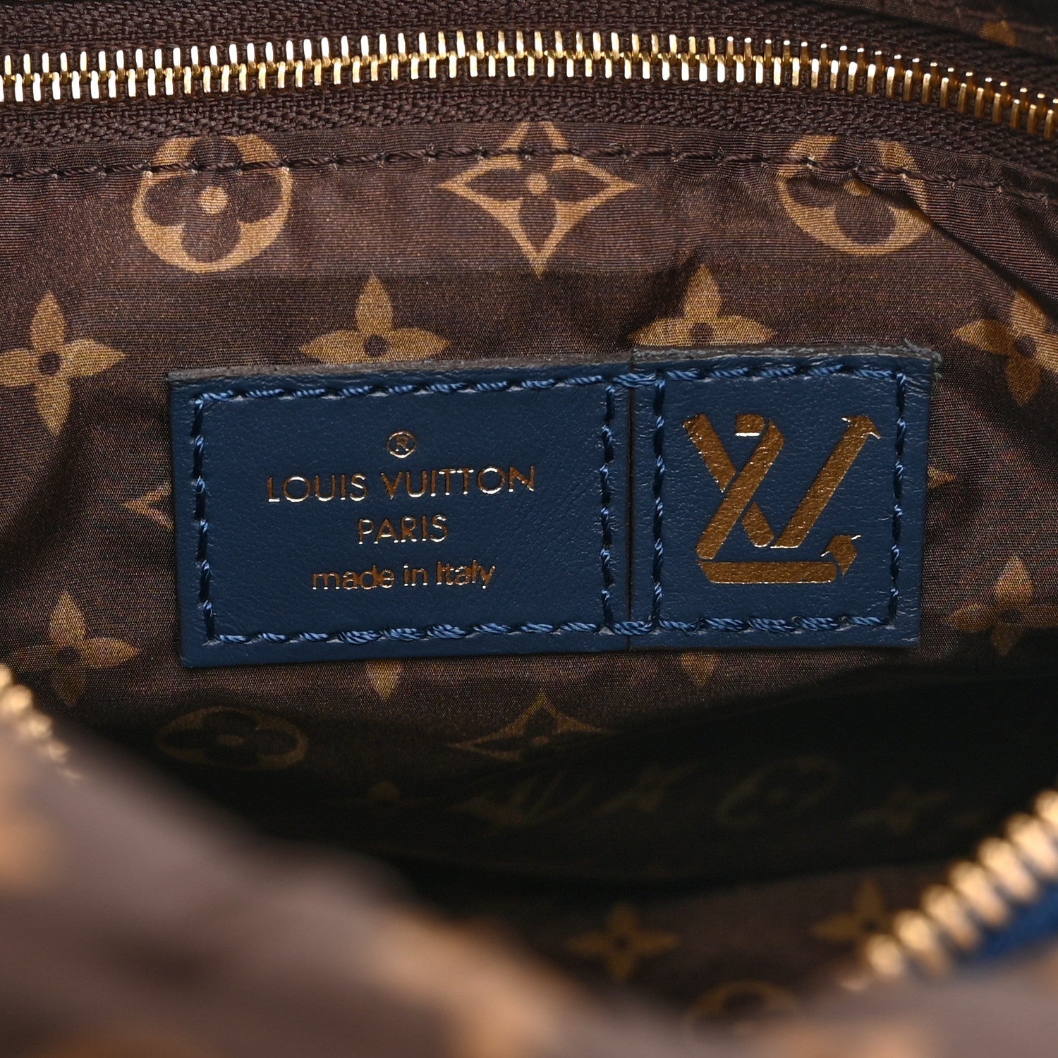 Econyl Mini Monogram Pillow Speedy Bandouliere 25 Navy