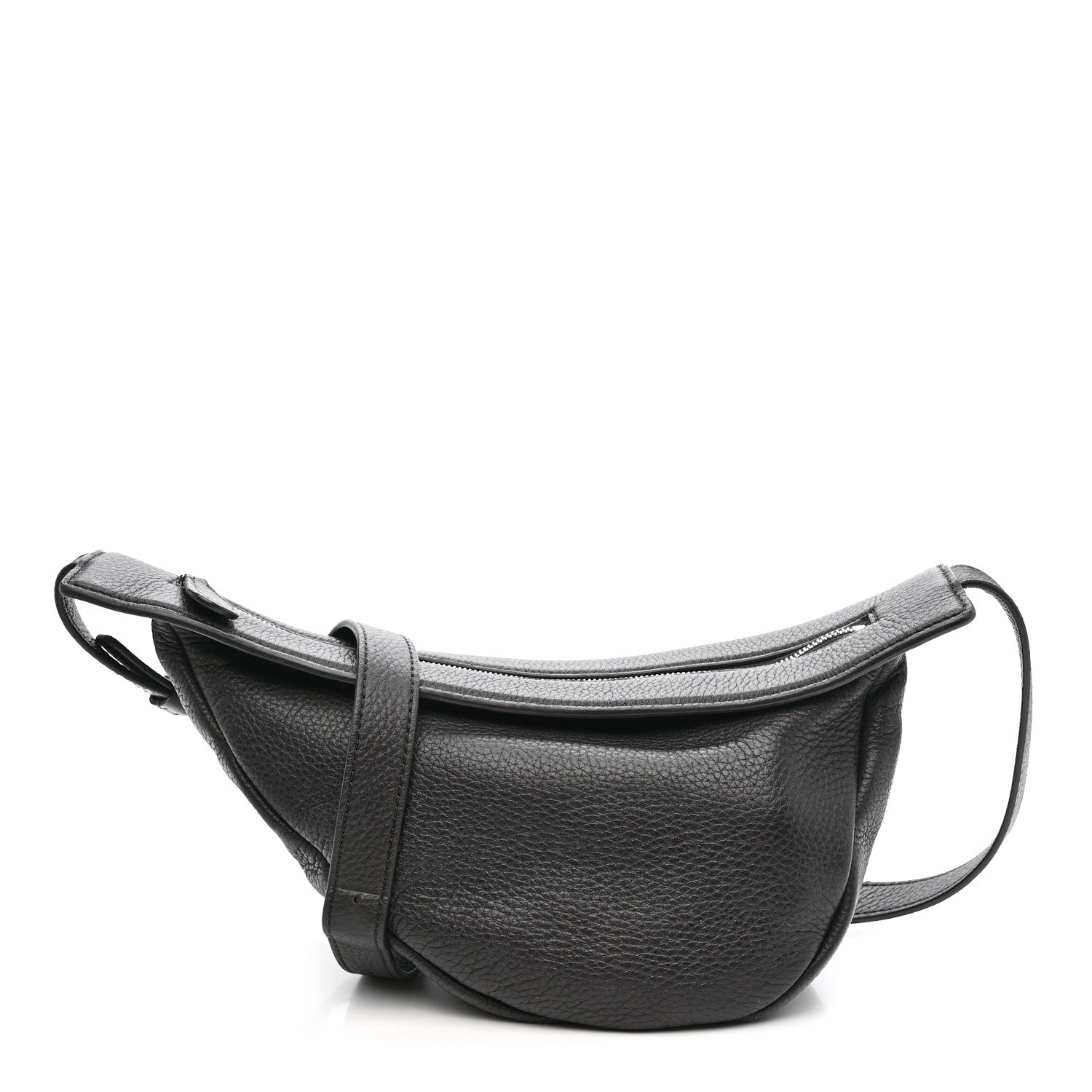 Deerskin Small Slouchy Banana Bag Espresso