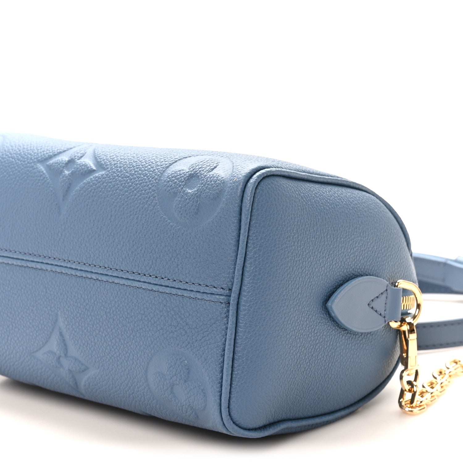 Metallic Empreinte Monogram Giant Speedy Bandouliere 20 Navy Nacre