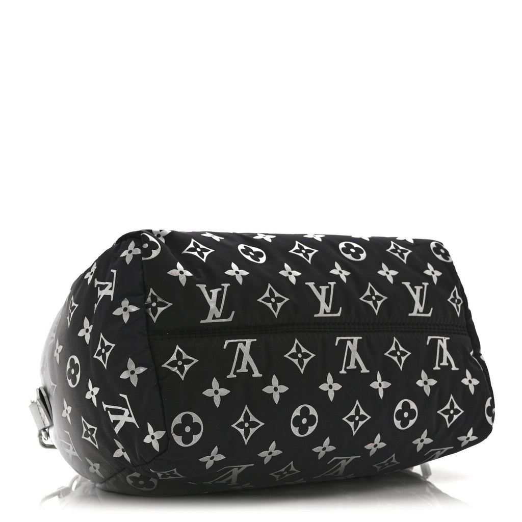 Nylon Monogram Gradient LV Snow Speedy Bandouliere 25 Frost