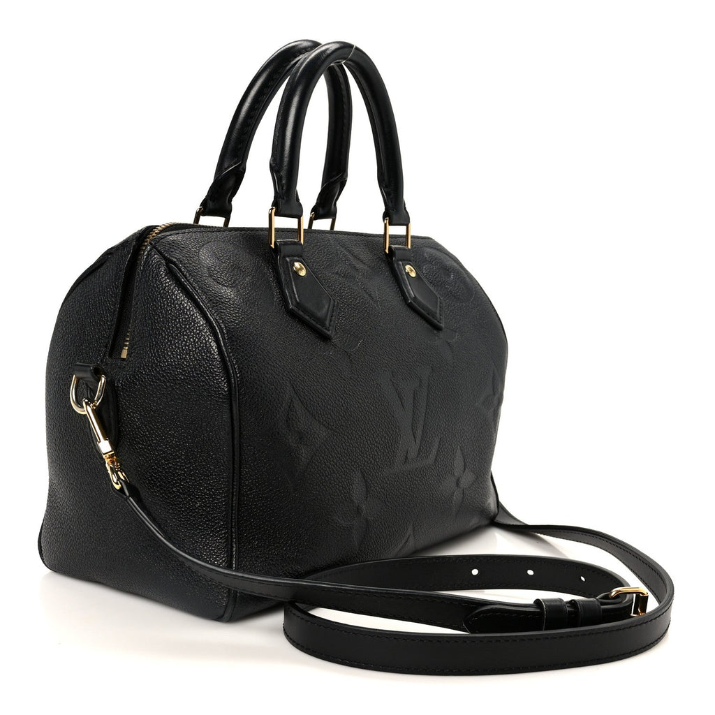 Empreinte Monogram Giant Speedy Bandouliere 25 Black