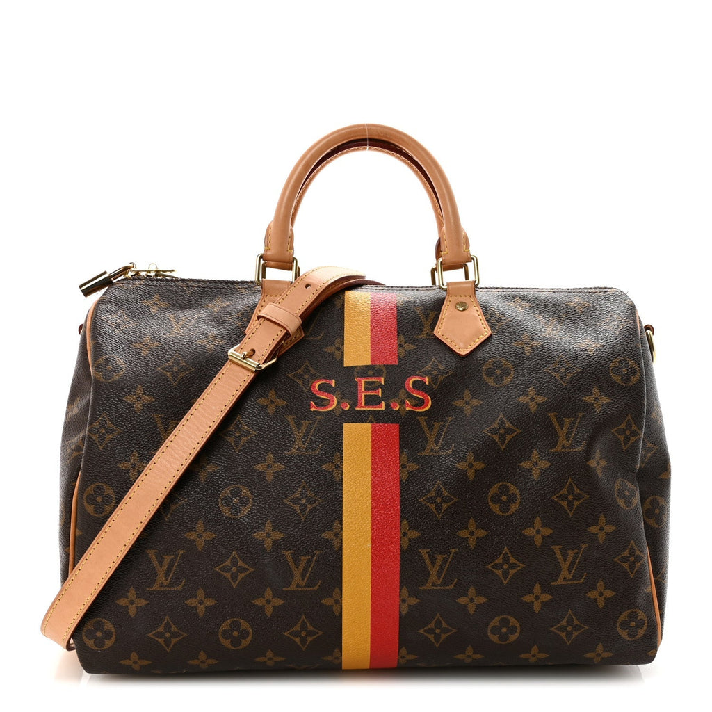 Monogram My LV Heritage Speedy Bandouliere 35 Jaune Rouge
