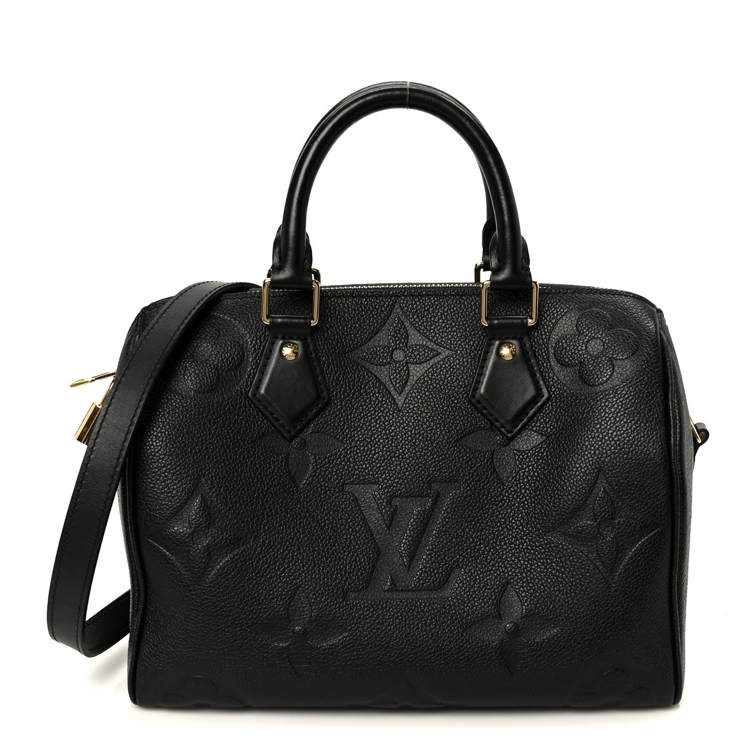 Empreinte Monogram Giant Speedy Bandouliere 25 Black