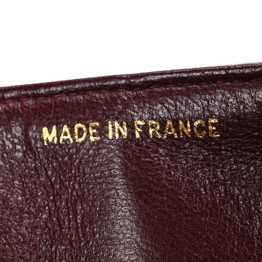 Lambskin Quilted Small Double Flap Black