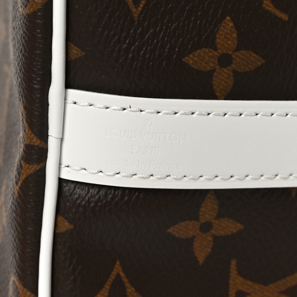 Monogram LV Match Speedy Bandouliere 25 White