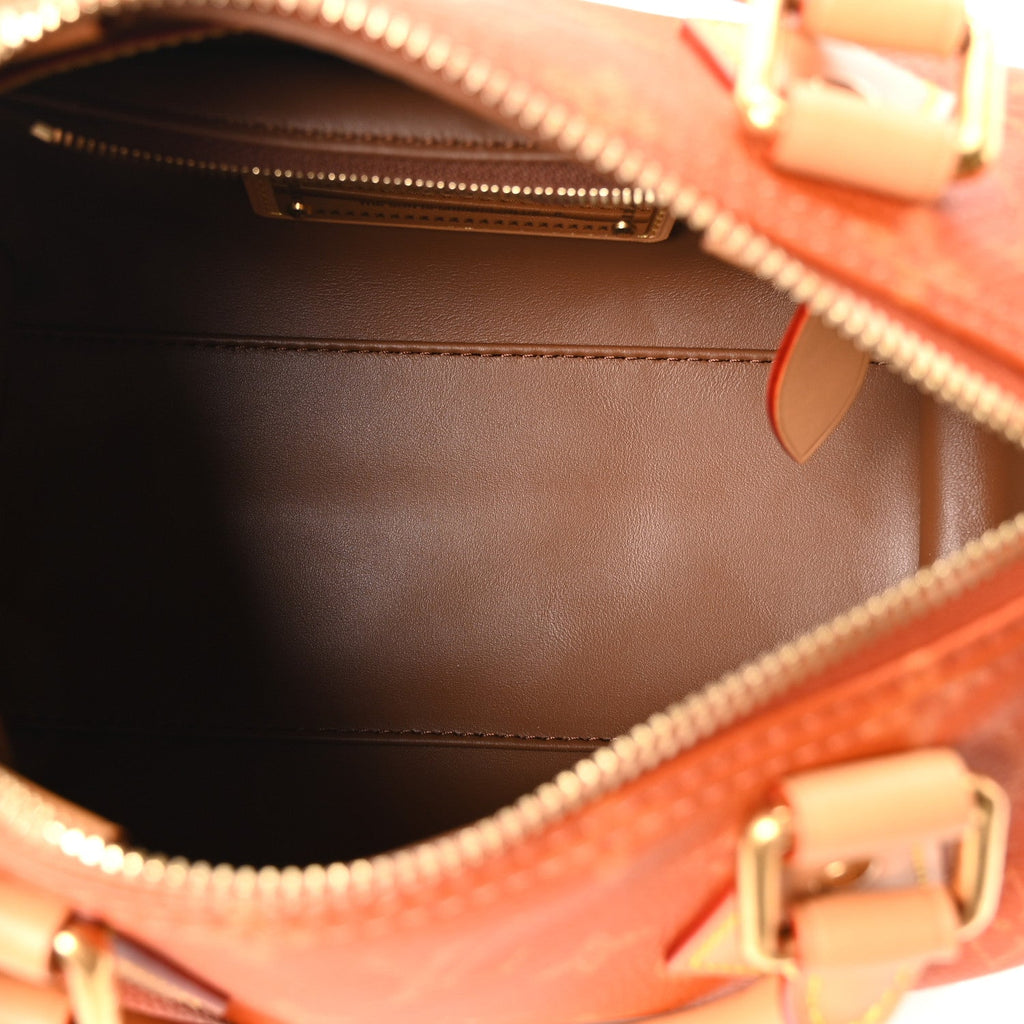 Calfskin Monogram Speedy P9 Bandouliere 20 Ochre