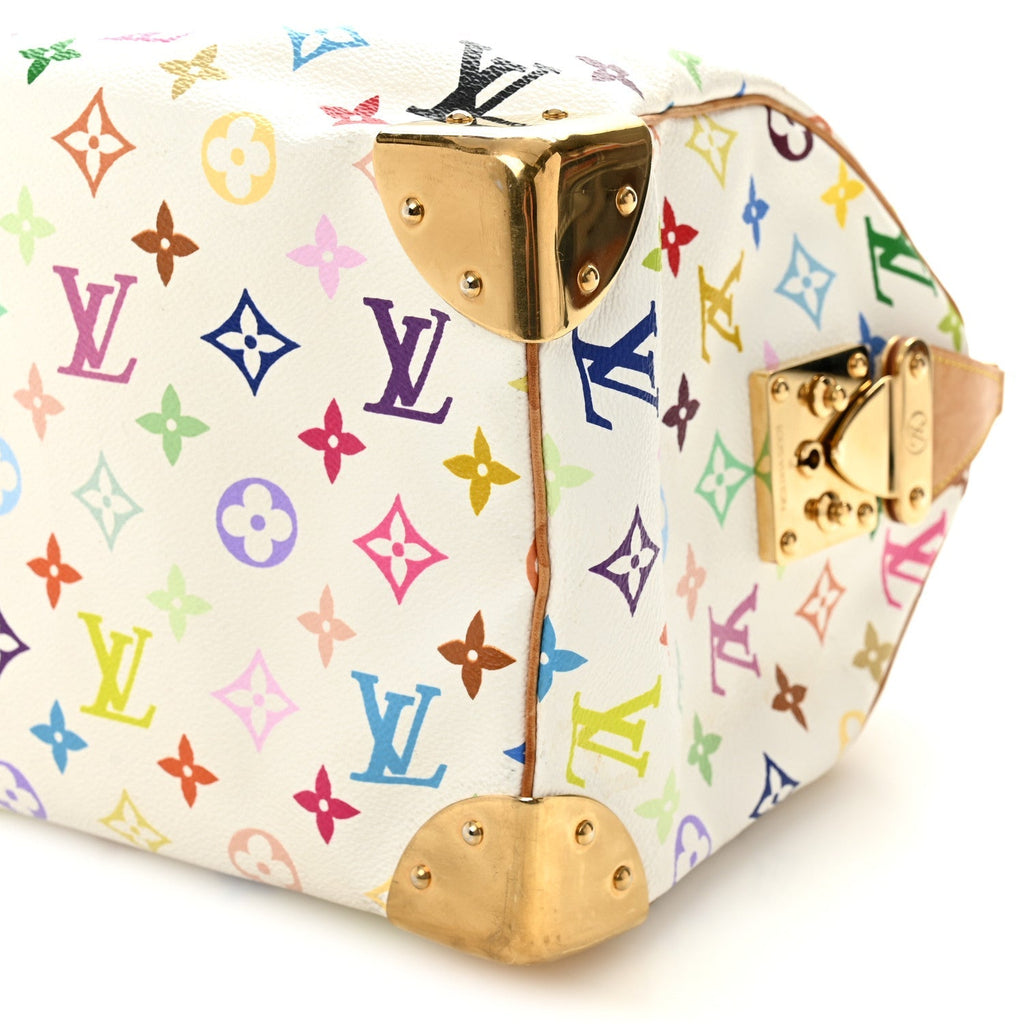 Monogram Multicolor Speedy 30 White