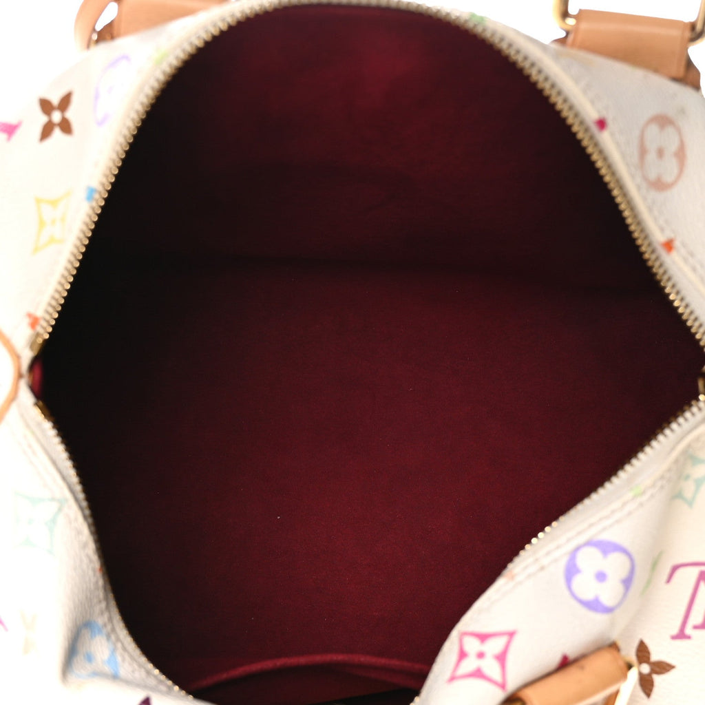 Monogram Multicolor Speedy 30 White