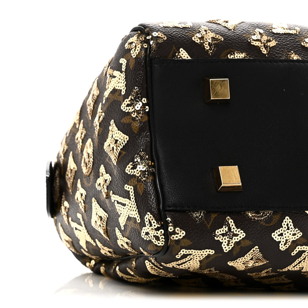 Monogram Sequins Eclipse Speedy 28 Gold