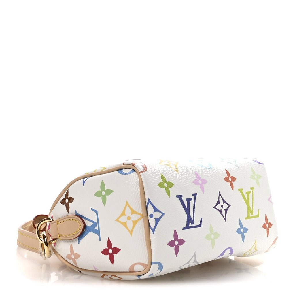 LV X TM Monogram Multicolor Nano Speedy White
