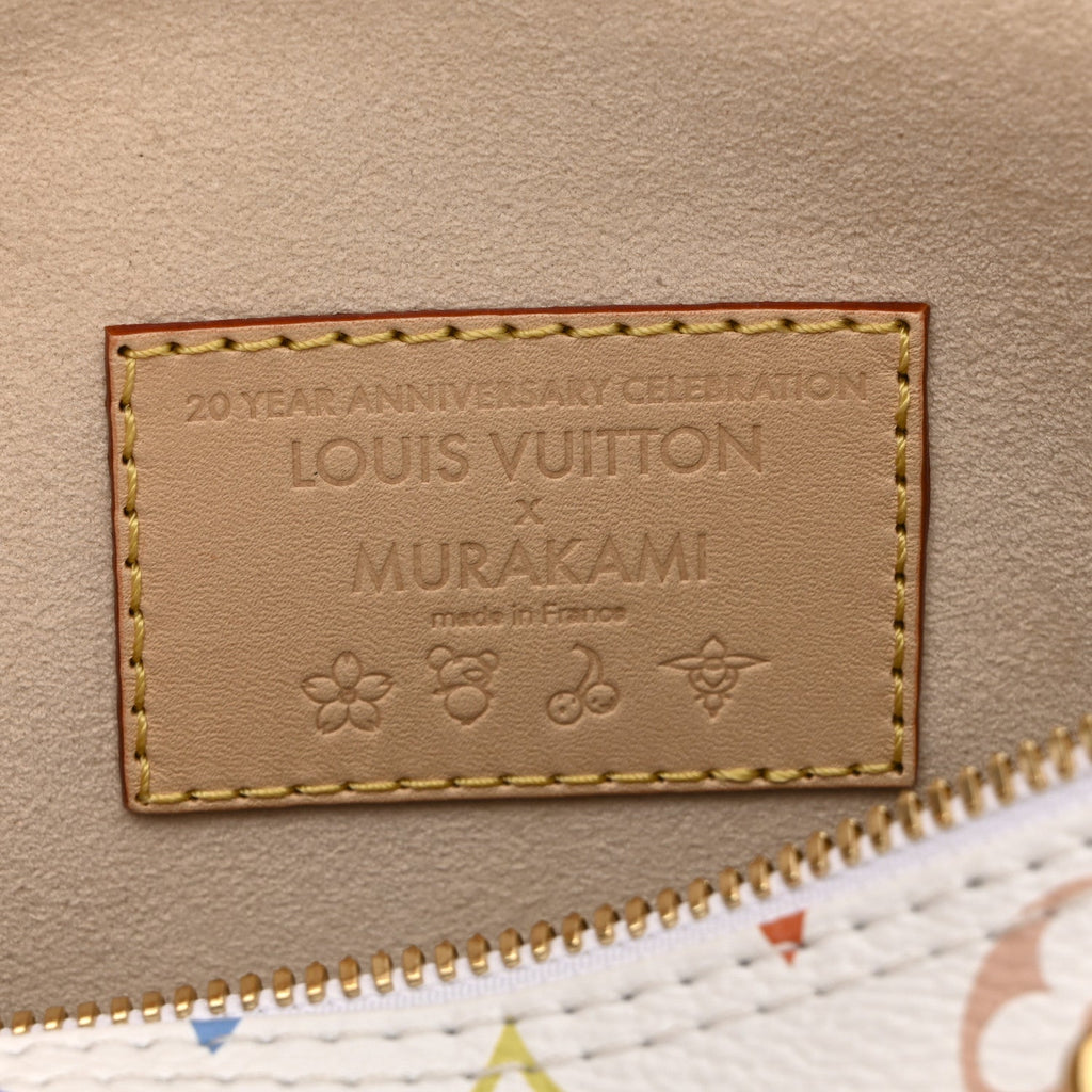 LV X TM Monogram Multicolor Speedy Bandouliere 25 White