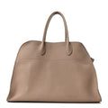 Matte Grained Calfskin Soft Margaux 15 Dark Taupe