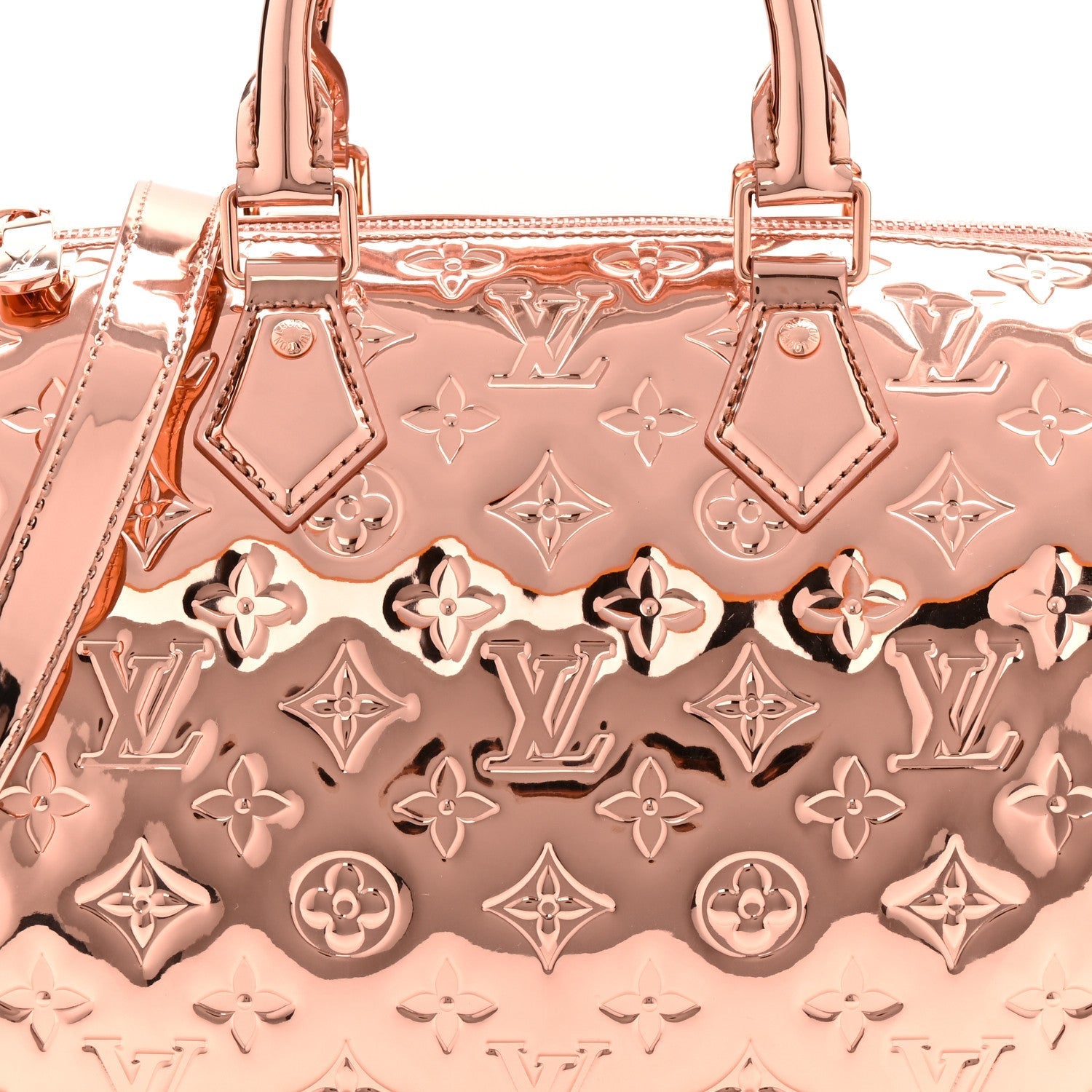 Monogram Miroir Speedy Bandouliere 25 Copper