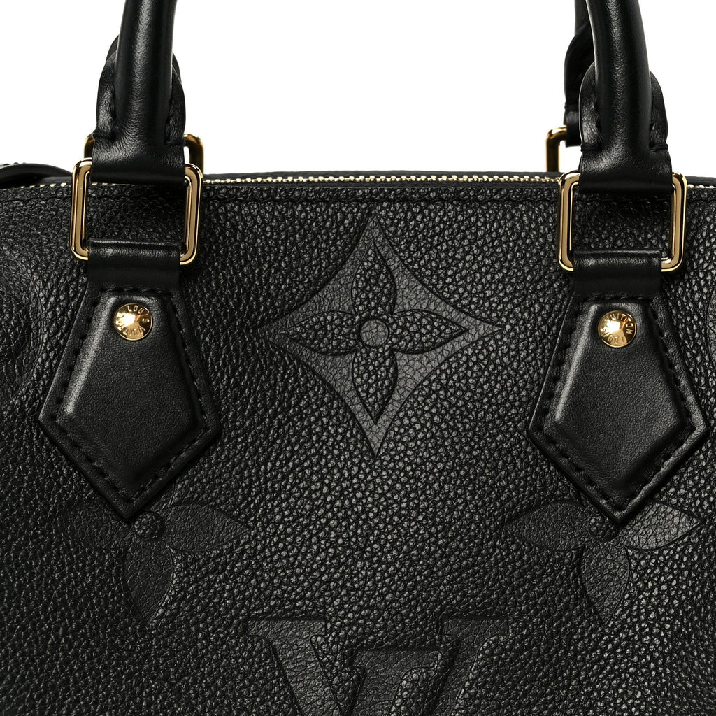 Empreinte Monogram Giant Speedy Bandouliere 25 Black