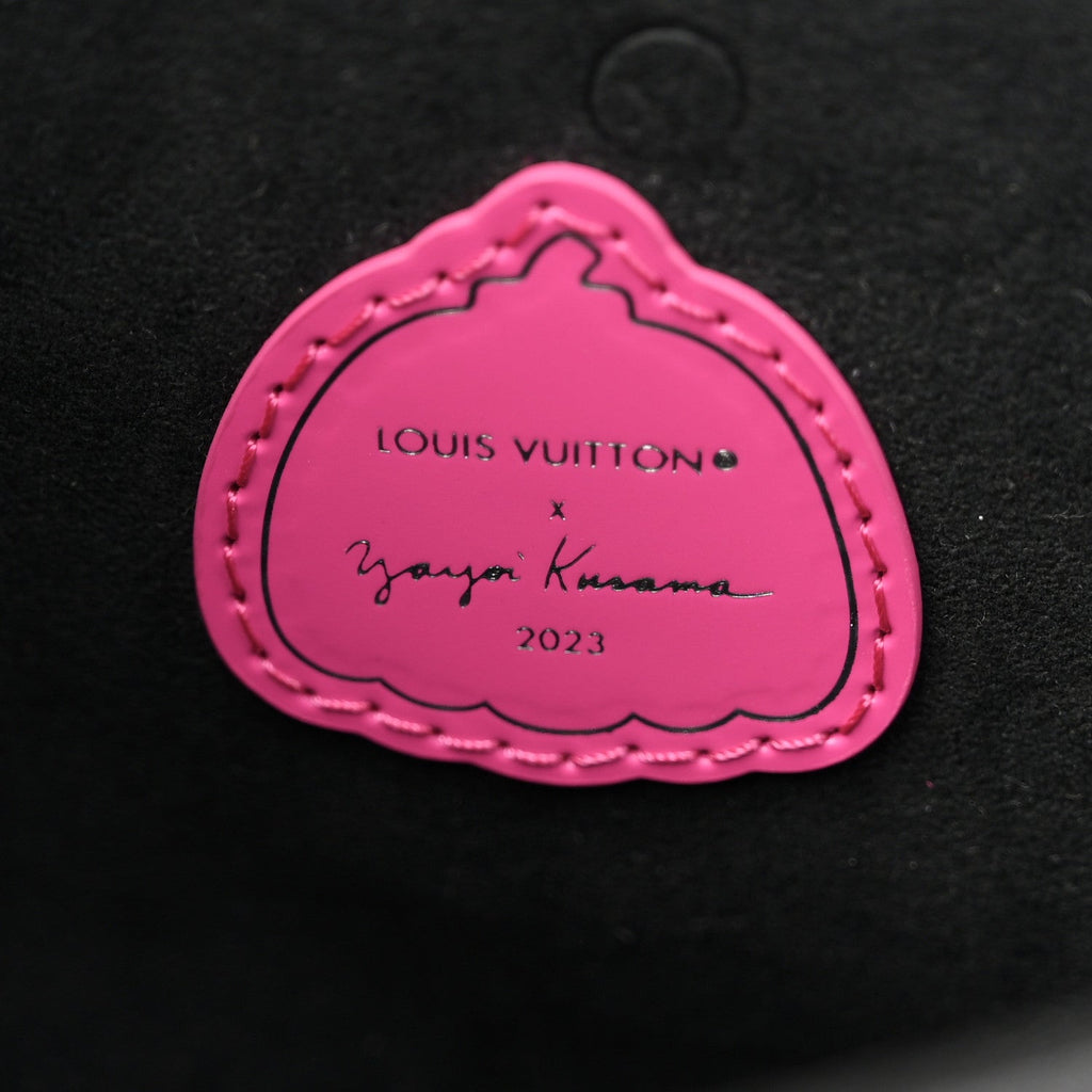 LV x YK Empreinte Monogram Giant Pochette Metis Black Fuchsia