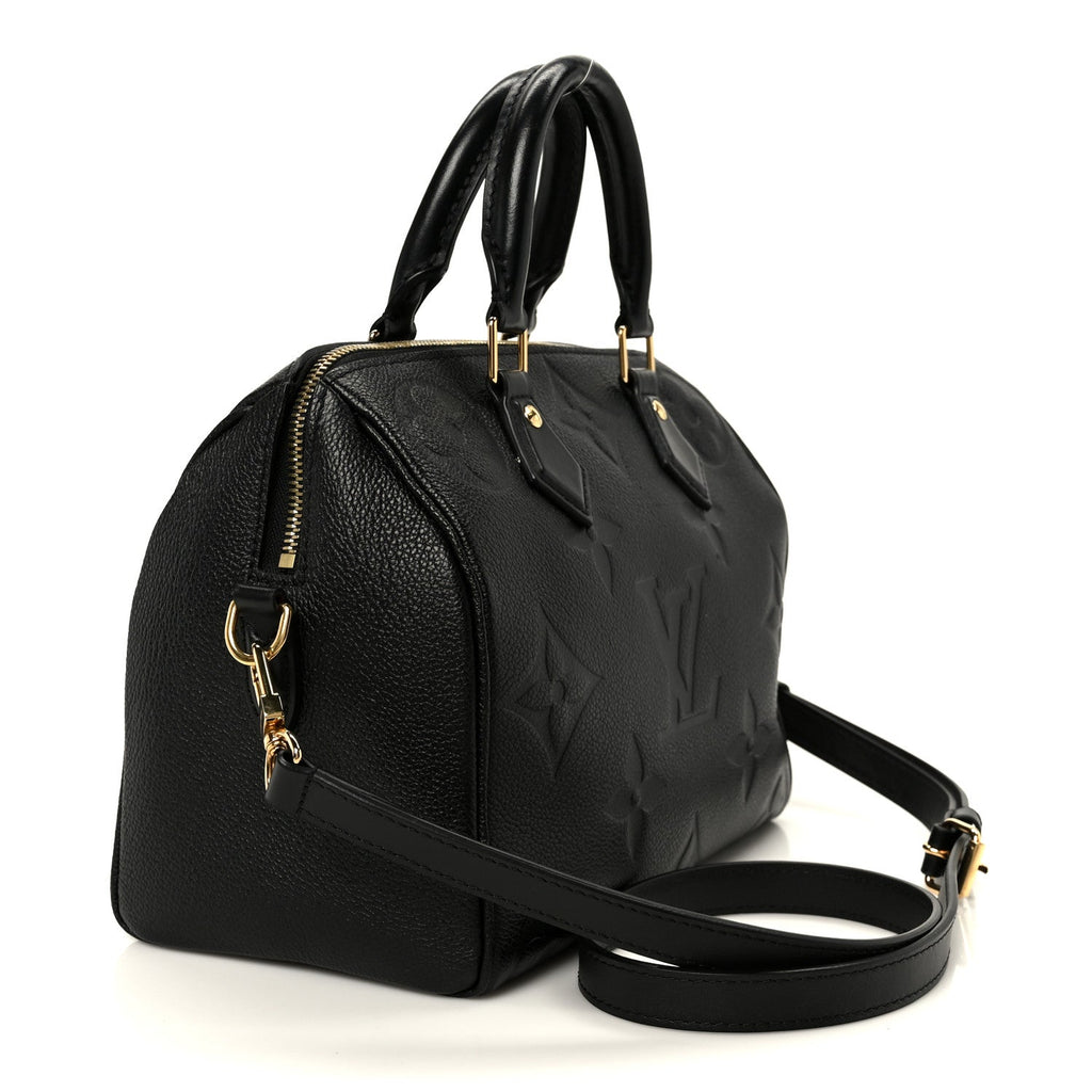 Empreinte Monogram Giant Speedy Bandouliere 25 Black