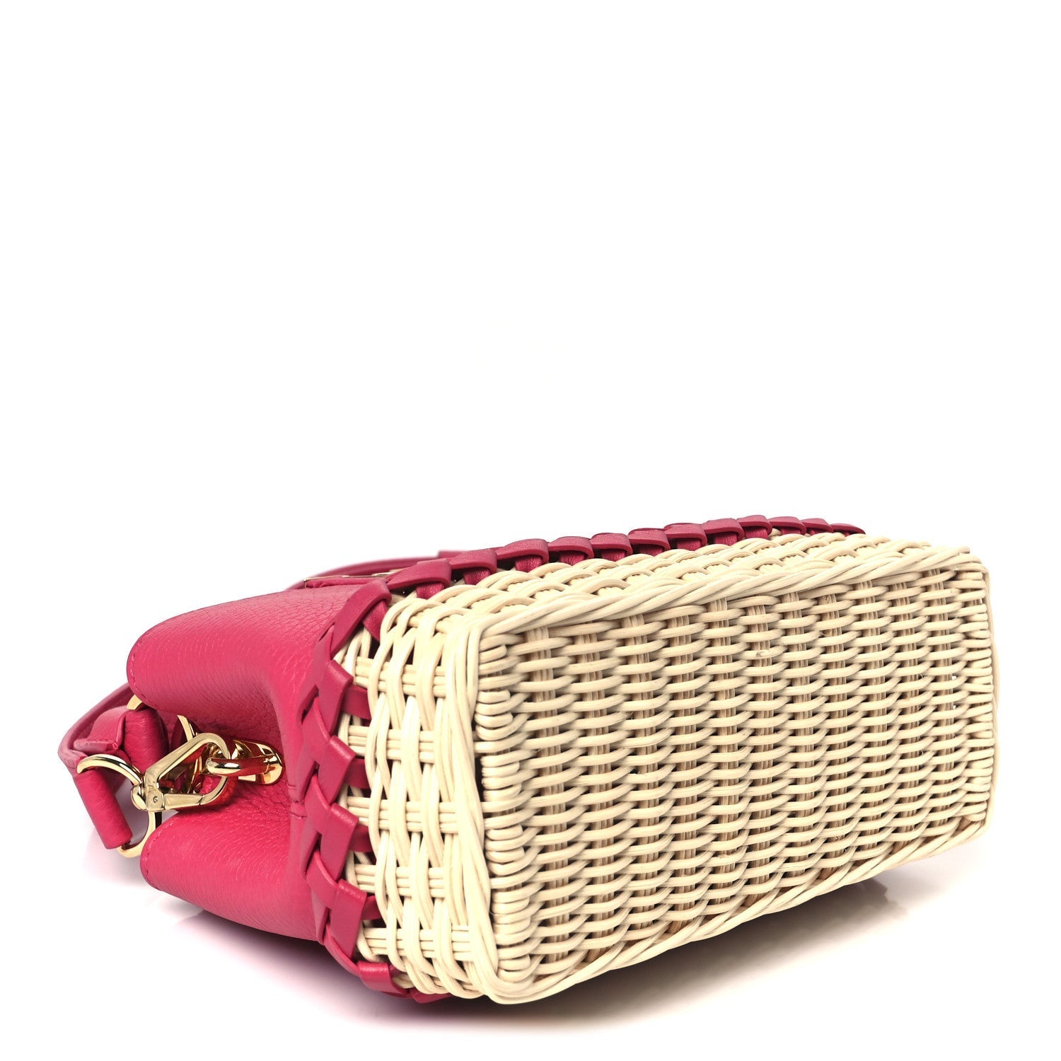 Rattan Taurillon Capucines Mini Magenta