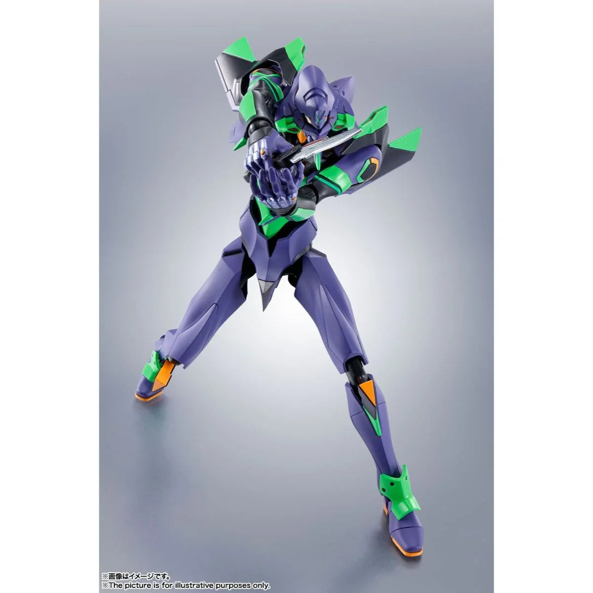 ROBOT Damashii (SIDE EVA) Evangelion Unit 1 + Cassius Spear (Renewal Color Edition)