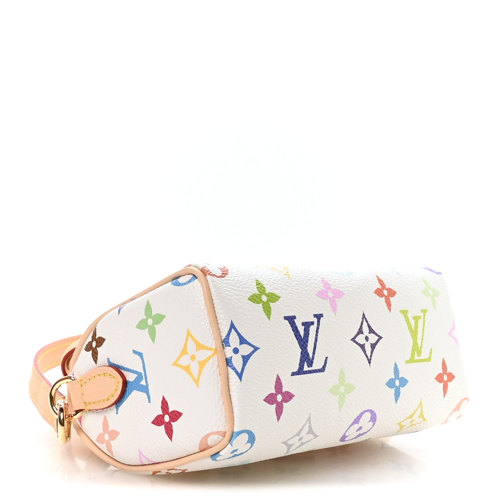 LV X TM Monogram Multicolor Nano Speedy White