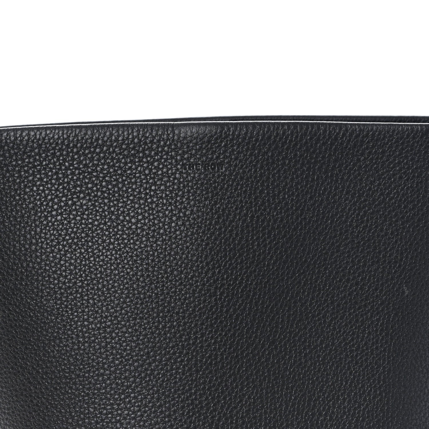Grained Calfskin Medium N/S Park Tote Black