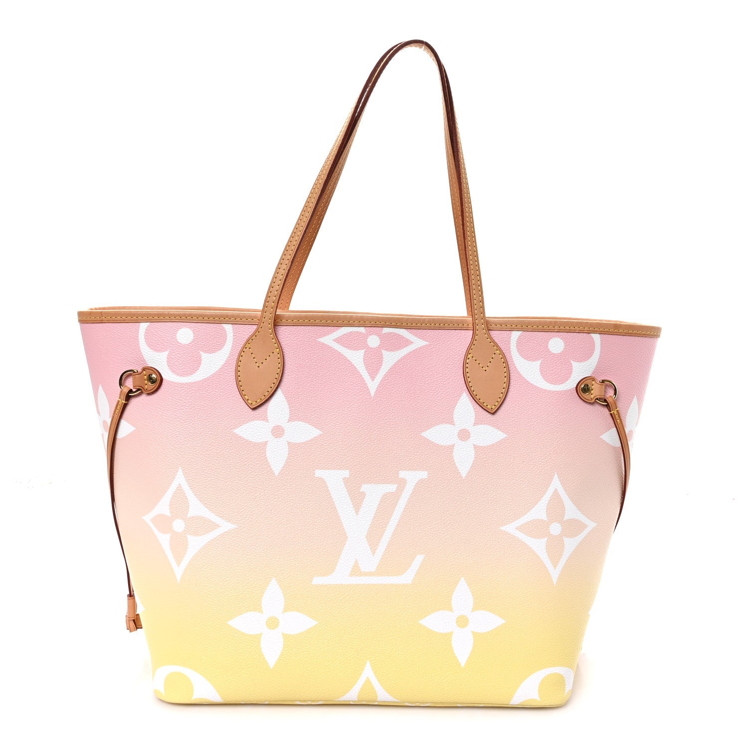 Monogram Giant By The Pool Neverfull MM Light Pink