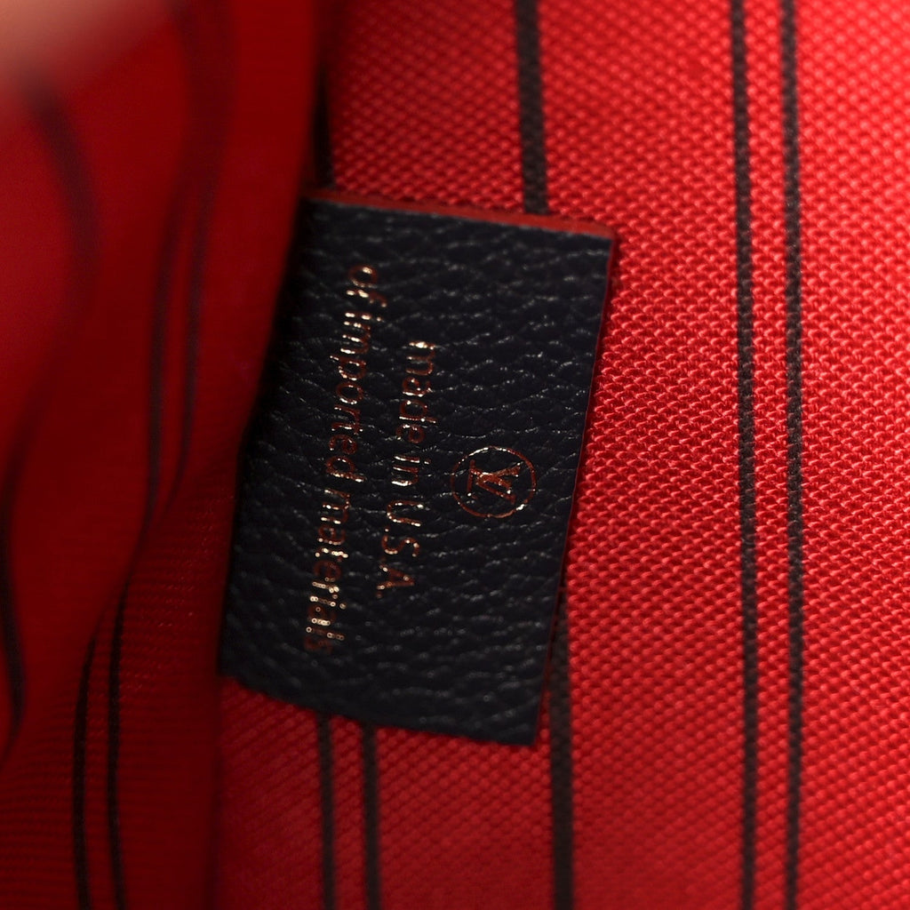 Empreinte Pochette Metis Marine Rouge