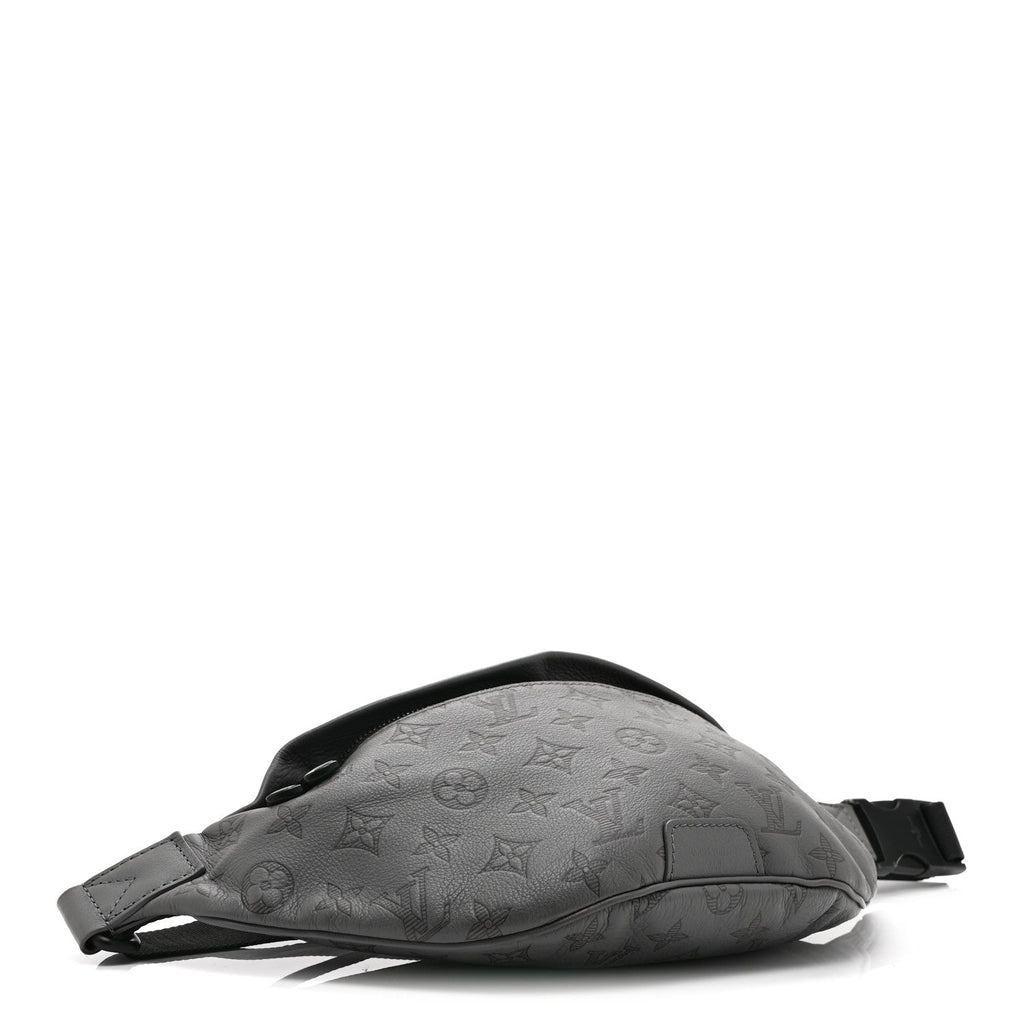 Calfskin Monogram Shadow Discovery Bumbag PM Gray