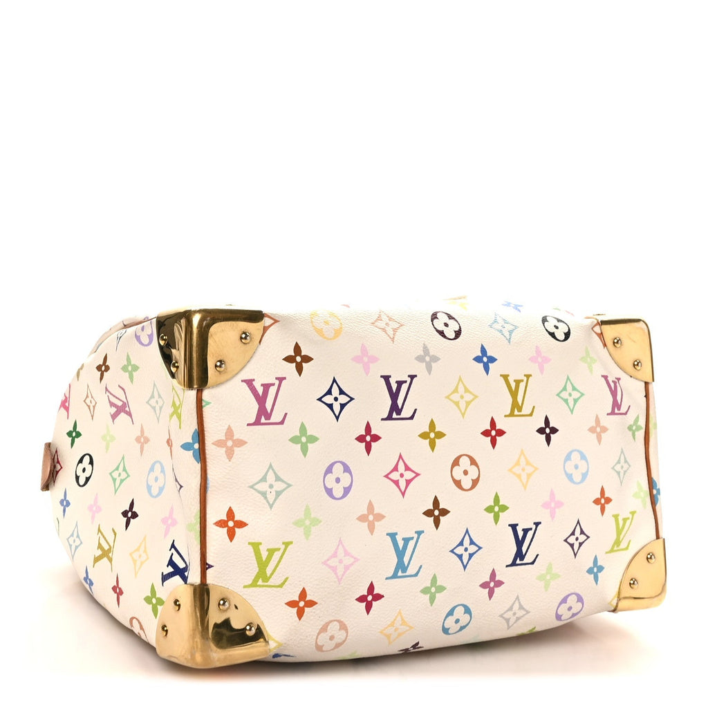Monogram Multicolor Speedy 30 White