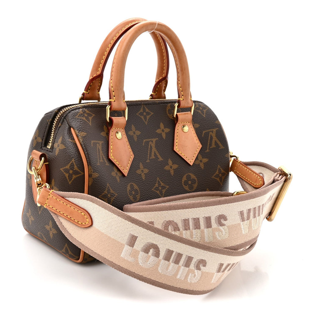 Monogram Speedy Bandouliere 20 Beige