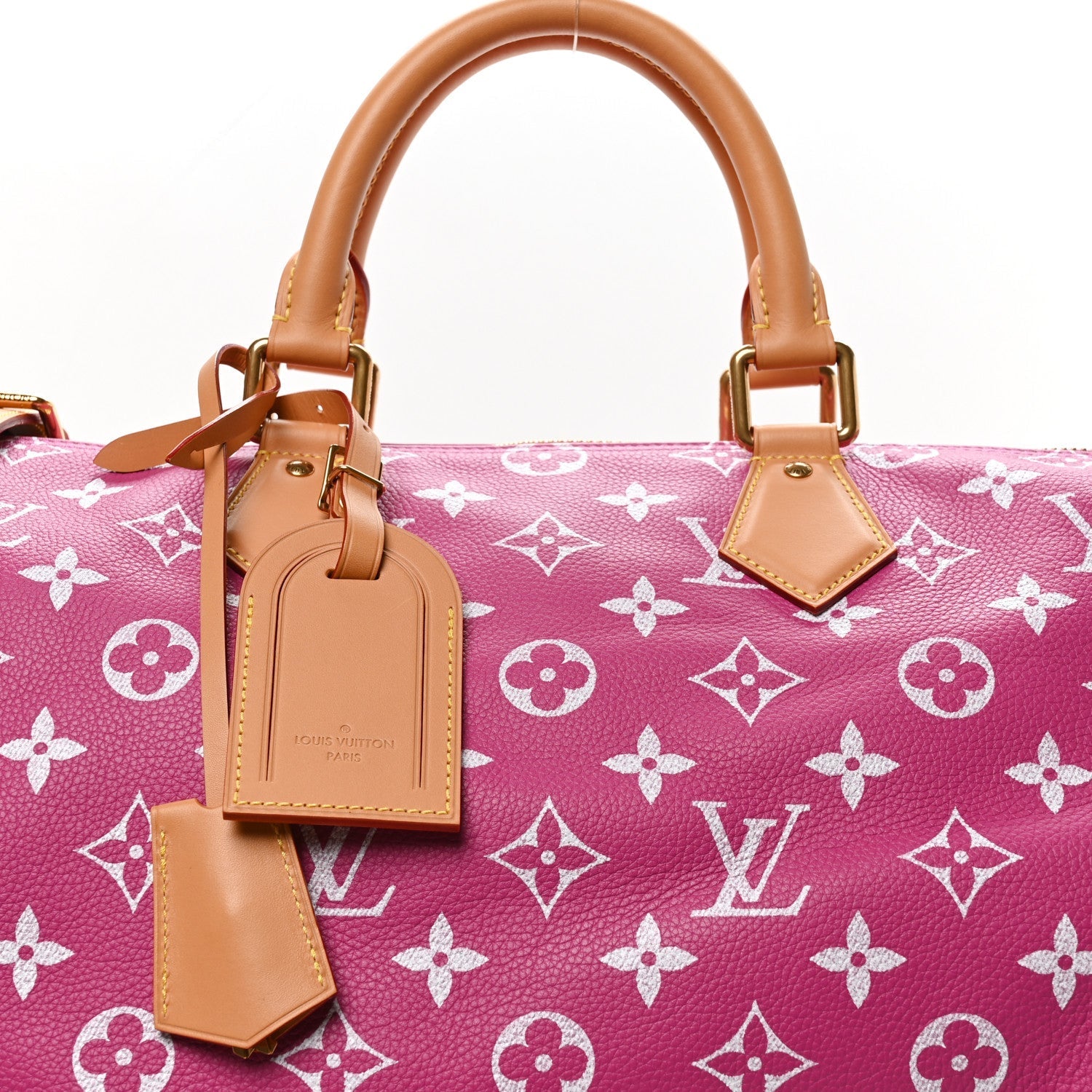 Calfskin Monogram Speedy P9 Bandouliere 40 Agate